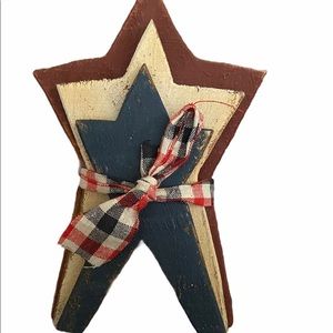 💜Wooden star country decor💜